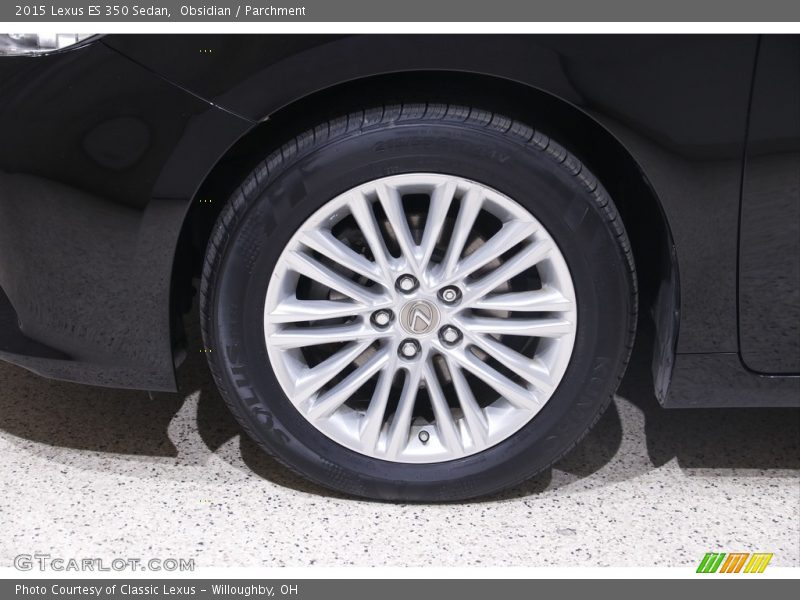 Obsidian / Parchment 2015 Lexus ES 350 Sedan