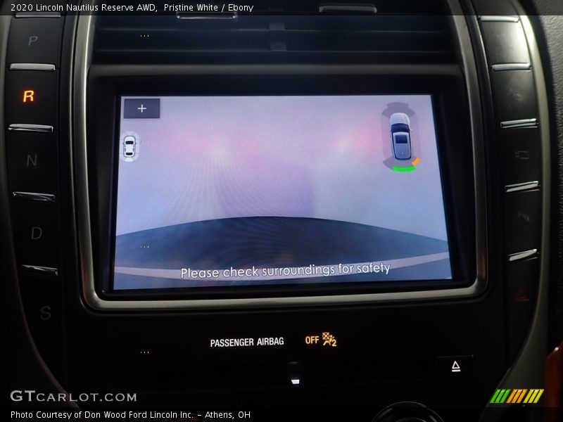 Pristine White / Ebony 2020 Lincoln Nautilus Reserve AWD