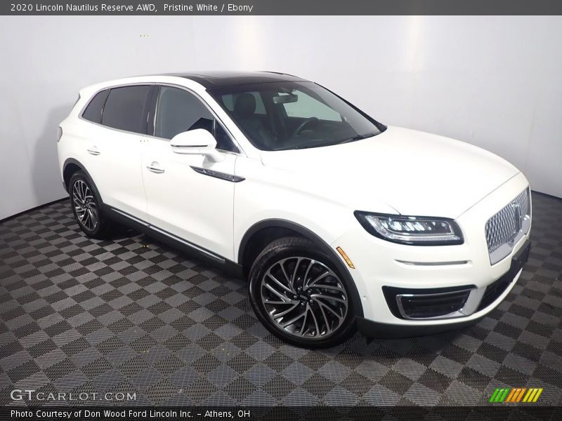 Pristine White / Ebony 2020 Lincoln Nautilus Reserve AWD