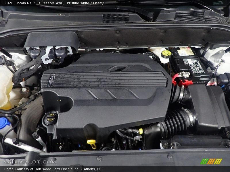 Pristine White / Ebony 2020 Lincoln Nautilus Reserve AWD