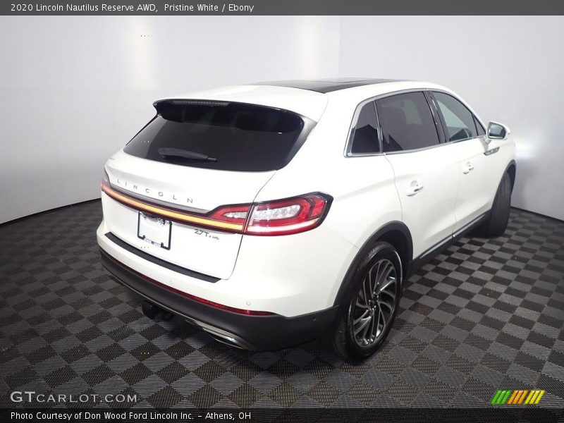 Pristine White / Ebony 2020 Lincoln Nautilus Reserve AWD