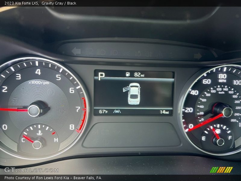 Gravity Gray / Black 2023 Kia Forte LXS