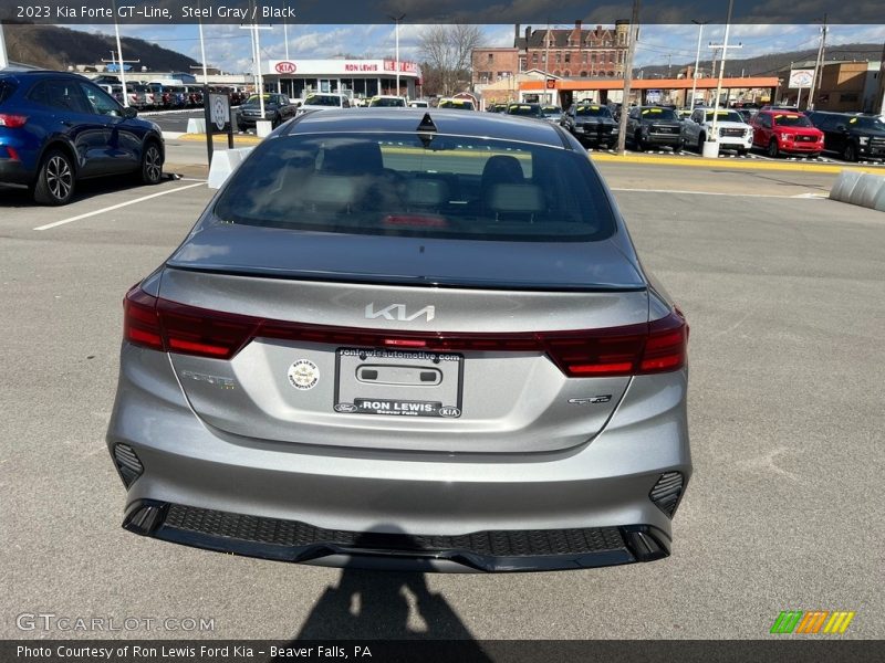 Steel Gray / Black 2023 Kia Forte GT-Line