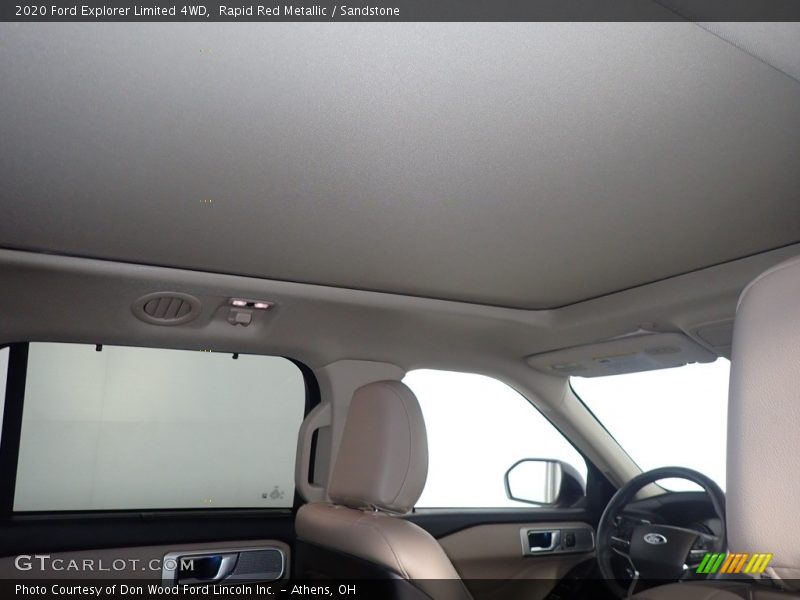 Rapid Red Metallic / Sandstone 2020 Ford Explorer Limited 4WD