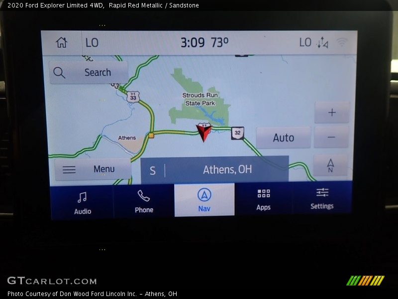 Rapid Red Metallic / Sandstone 2020 Ford Explorer Limited 4WD