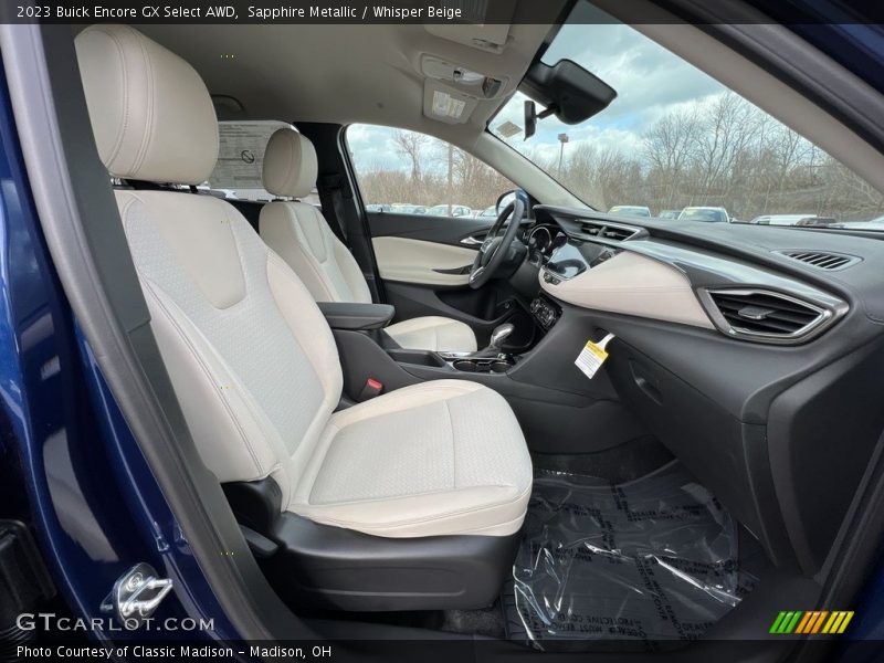 Front Seat of 2023 Encore GX Select AWD