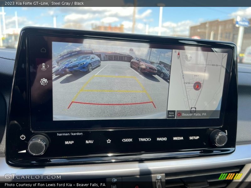 Steel Gray / Black 2023 Kia Forte GT-Line