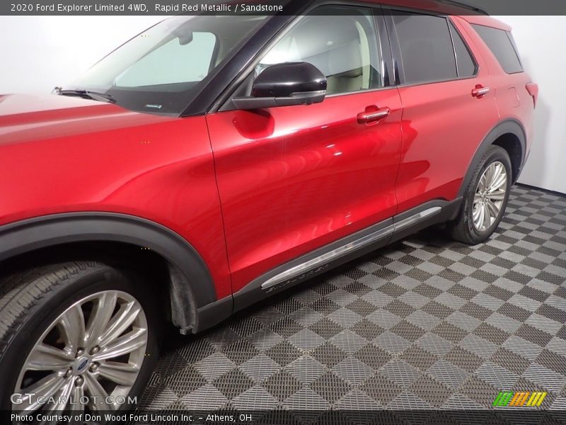 Rapid Red Metallic / Sandstone 2020 Ford Explorer Limited 4WD