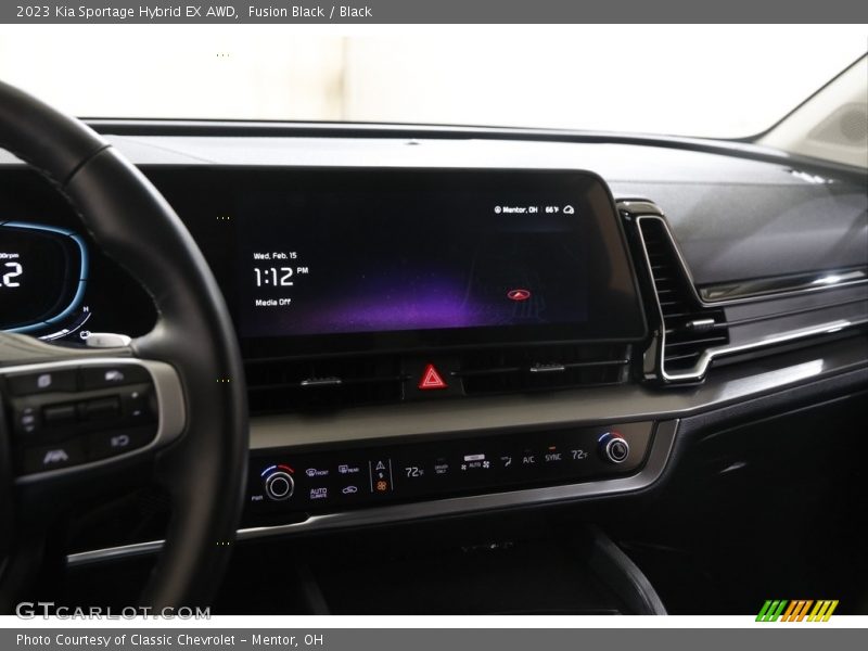 Controls of 2023 Sportage Hybrid EX AWD