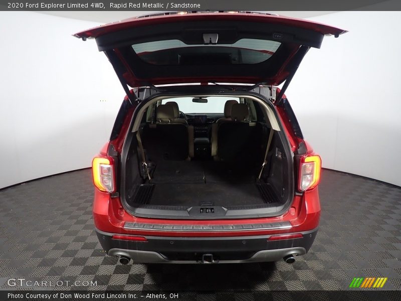 Rapid Red Metallic / Sandstone 2020 Ford Explorer Limited 4WD