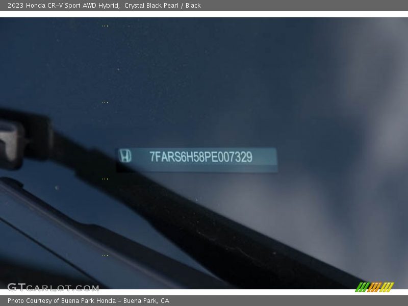 Crystal Black Pearl / Black 2023 Honda CR-V Sport AWD Hybrid