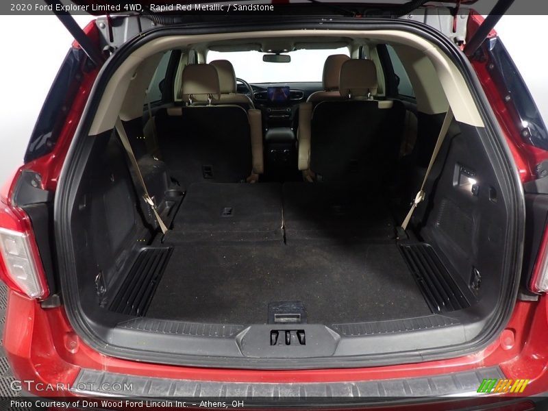 Rapid Red Metallic / Sandstone 2020 Ford Explorer Limited 4WD