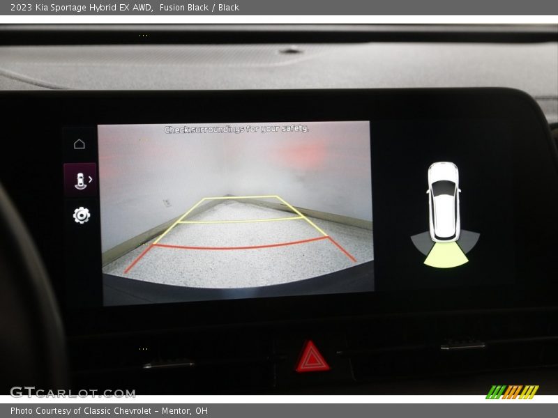 Fusion Black / Black 2023 Kia Sportage Hybrid EX AWD