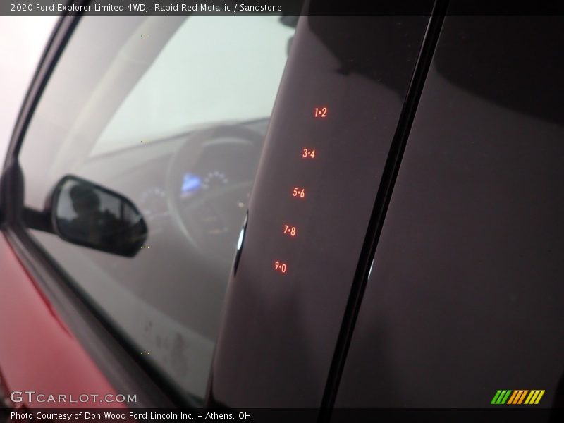 Rapid Red Metallic / Sandstone 2020 Ford Explorer Limited 4WD