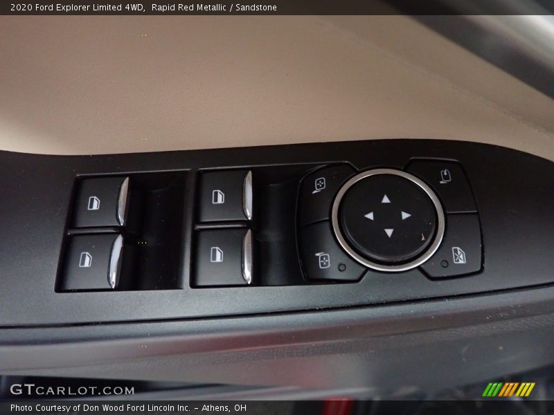 Rapid Red Metallic / Sandstone 2020 Ford Explorer Limited 4WD