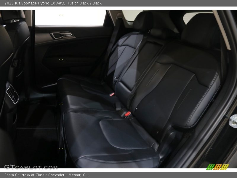 Fusion Black / Black 2023 Kia Sportage Hybrid EX AWD