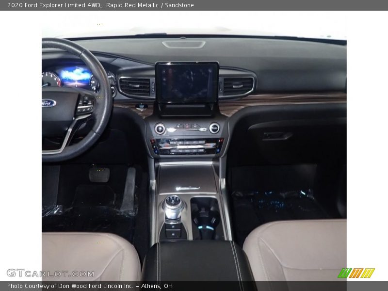 Rapid Red Metallic / Sandstone 2020 Ford Explorer Limited 4WD