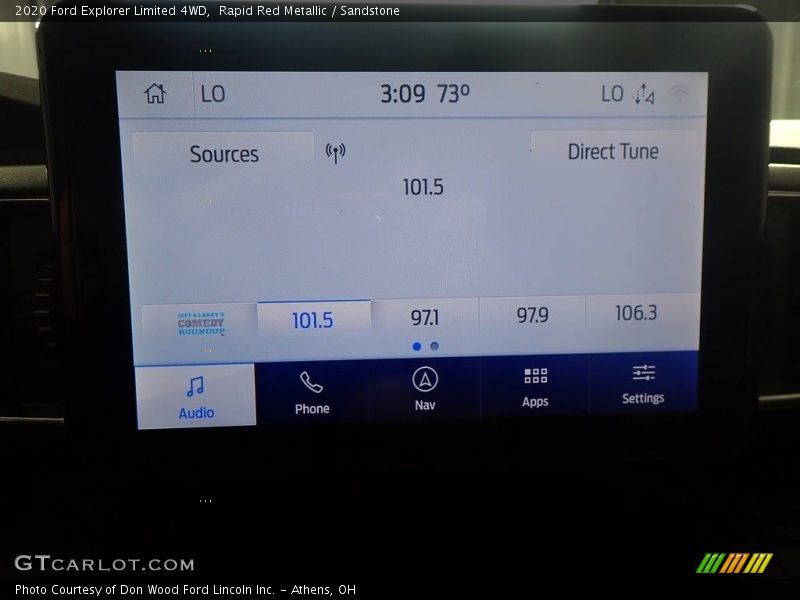 Rapid Red Metallic / Sandstone 2020 Ford Explorer Limited 4WD