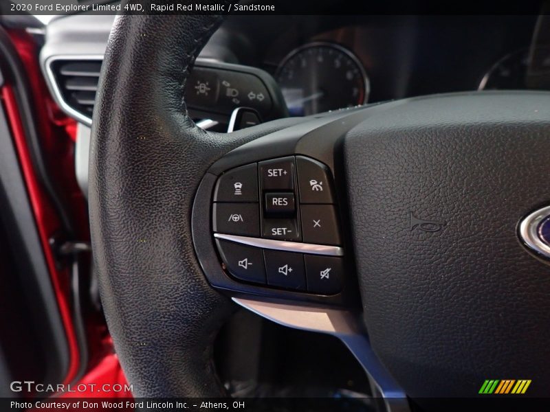 Rapid Red Metallic / Sandstone 2020 Ford Explorer Limited 4WD