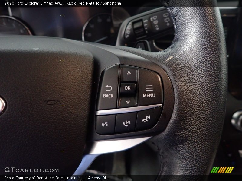 Rapid Red Metallic / Sandstone 2020 Ford Explorer Limited 4WD