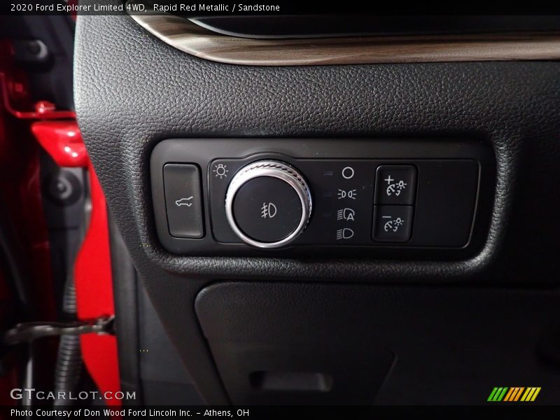 Rapid Red Metallic / Sandstone 2020 Ford Explorer Limited 4WD