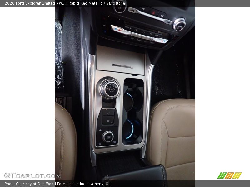 Rapid Red Metallic / Sandstone 2020 Ford Explorer Limited 4WD