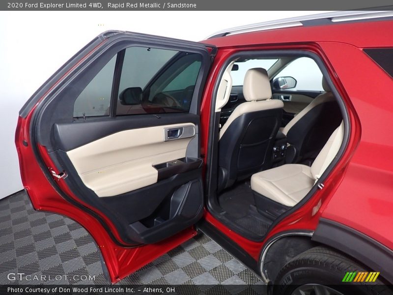 Rapid Red Metallic / Sandstone 2020 Ford Explorer Limited 4WD