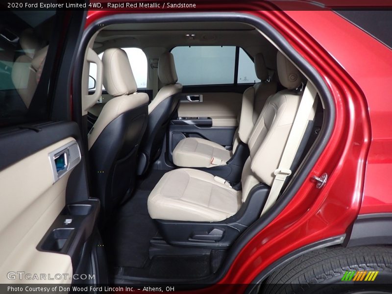 Rapid Red Metallic / Sandstone 2020 Ford Explorer Limited 4WD