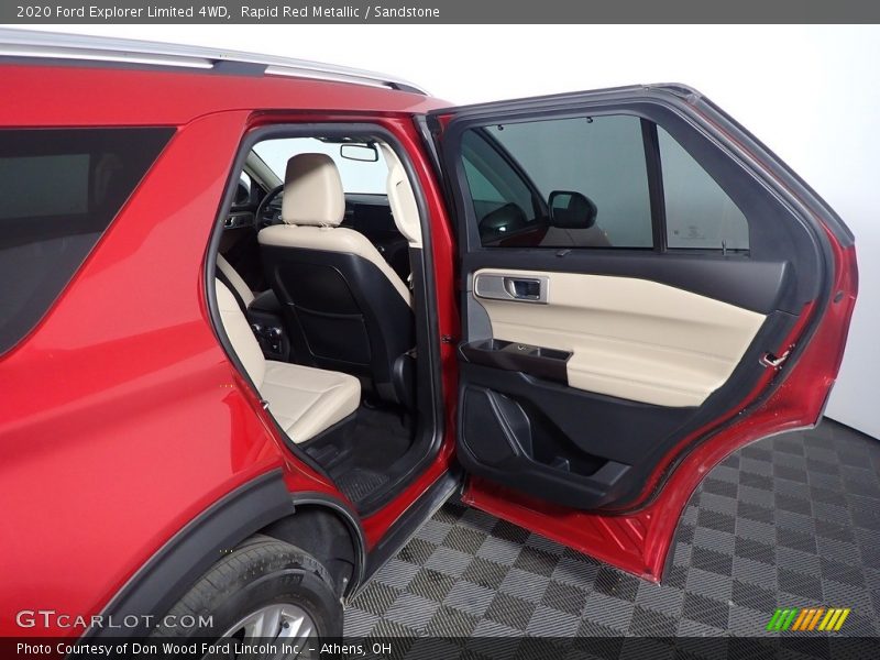 Rapid Red Metallic / Sandstone 2020 Ford Explorer Limited 4WD