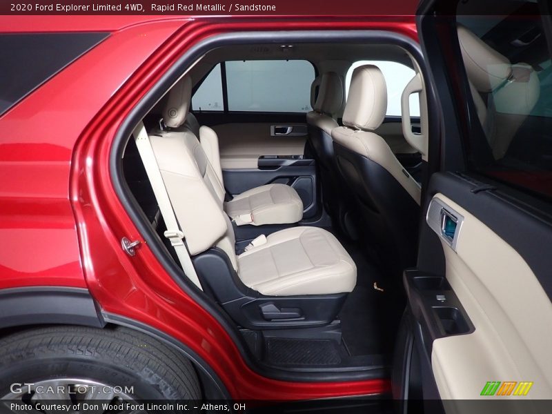 Rapid Red Metallic / Sandstone 2020 Ford Explorer Limited 4WD