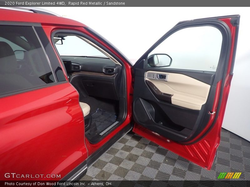 Rapid Red Metallic / Sandstone 2020 Ford Explorer Limited 4WD