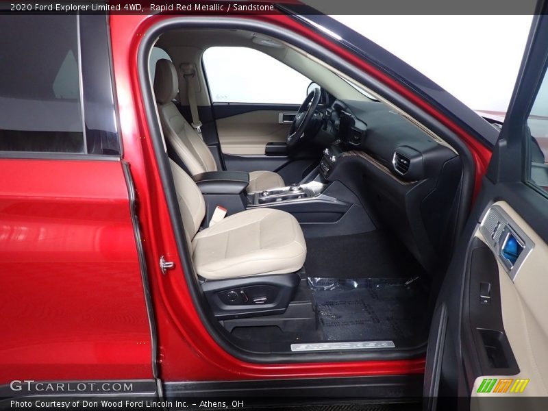 Rapid Red Metallic / Sandstone 2020 Ford Explorer Limited 4WD