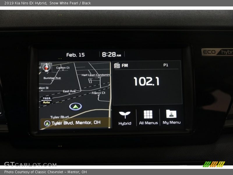 Snow White Pearl / Black 2019 Kia Niro EX Hybrid