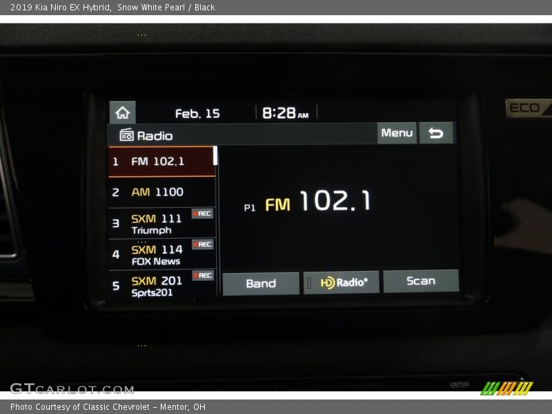 Snow White Pearl / Black 2019 Kia Niro EX Hybrid