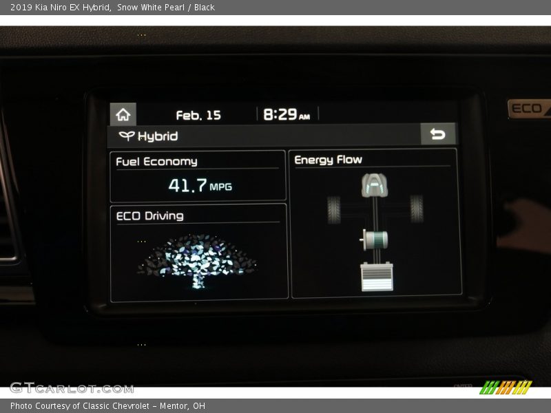 Snow White Pearl / Black 2019 Kia Niro EX Hybrid