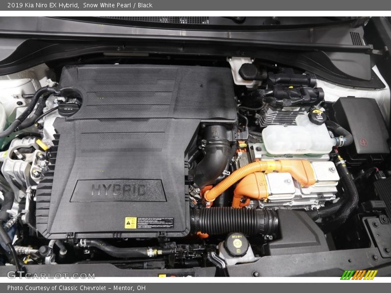 Snow White Pearl / Black 2019 Kia Niro EX Hybrid
