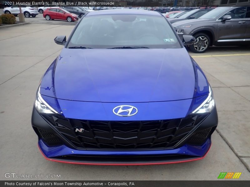 Intense Blue / Black w/Microsuede 2023 Hyundai Elantra N