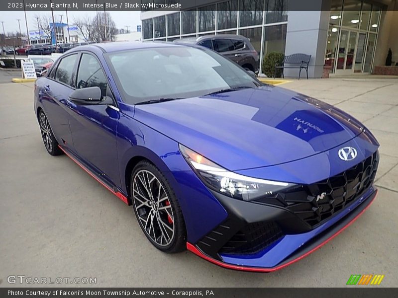 Intense Blue / Black w/Microsuede 2023 Hyundai Elantra N