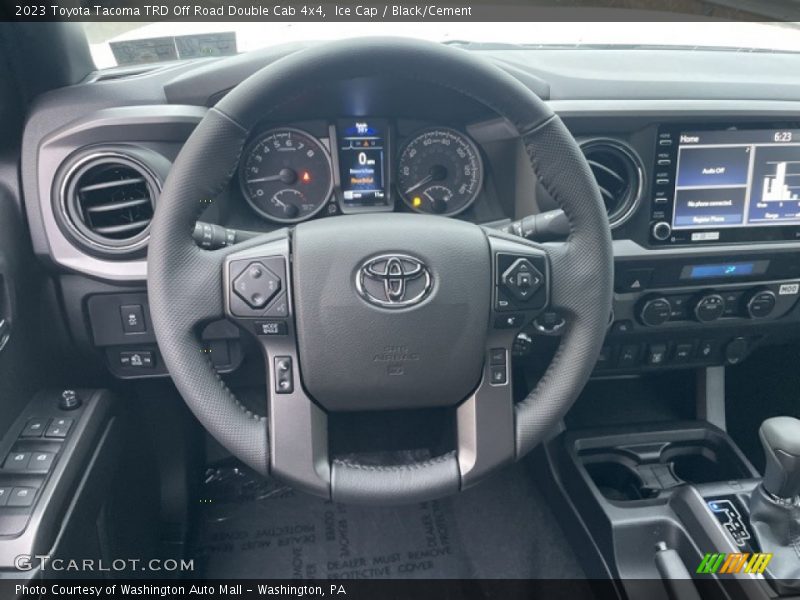 Ice Cap / Black/Cement 2023 Toyota Tacoma TRD Off Road Double Cab 4x4