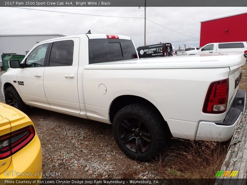 Bright White / Black 2017 Ram 1500 Sport Crew Cab 4x4
