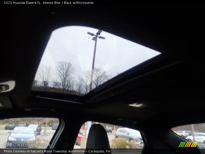 Sunroof of 2023 Elantra N 