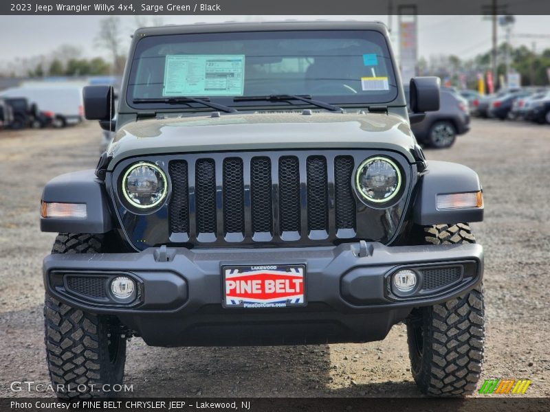 Sarge Green / Black 2023 Jeep Wrangler Willys 4x4