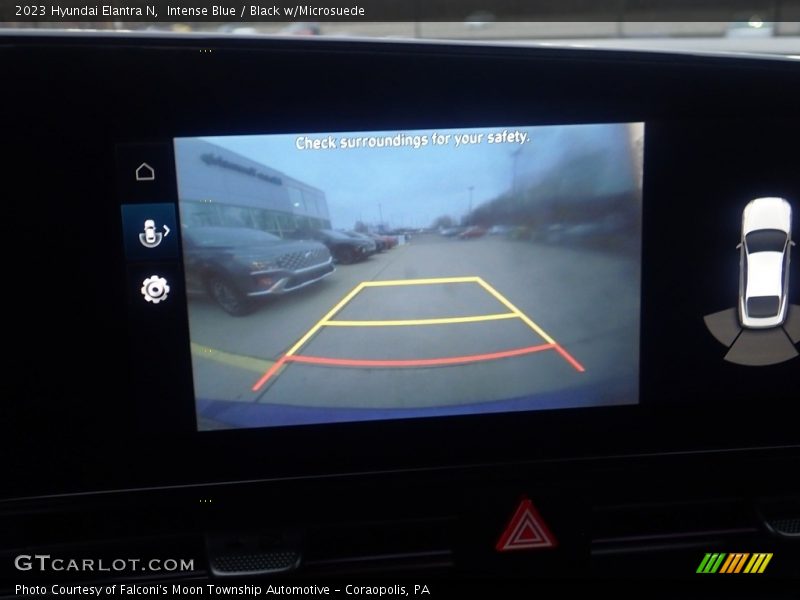 Intense Blue / Black w/Microsuede 2023 Hyundai Elantra N