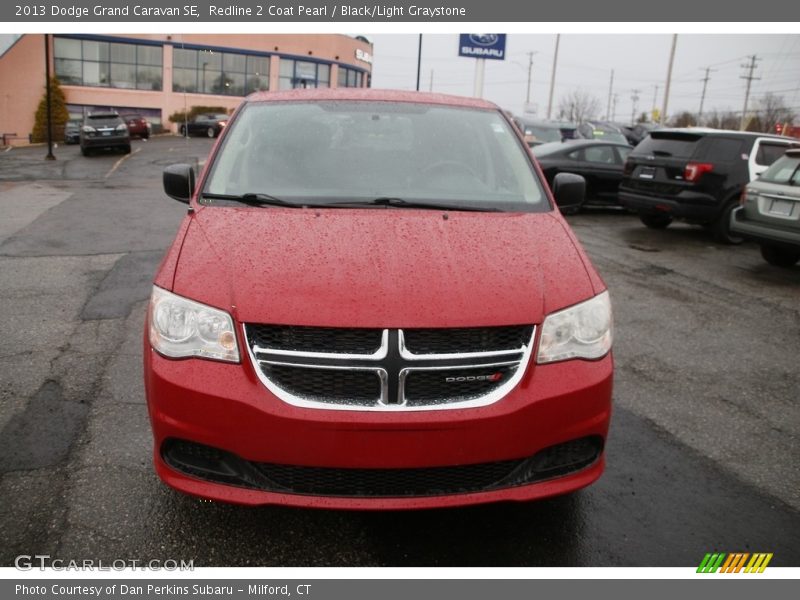 Redline 2 Coat Pearl / Black/Light Graystone 2013 Dodge Grand Caravan SE