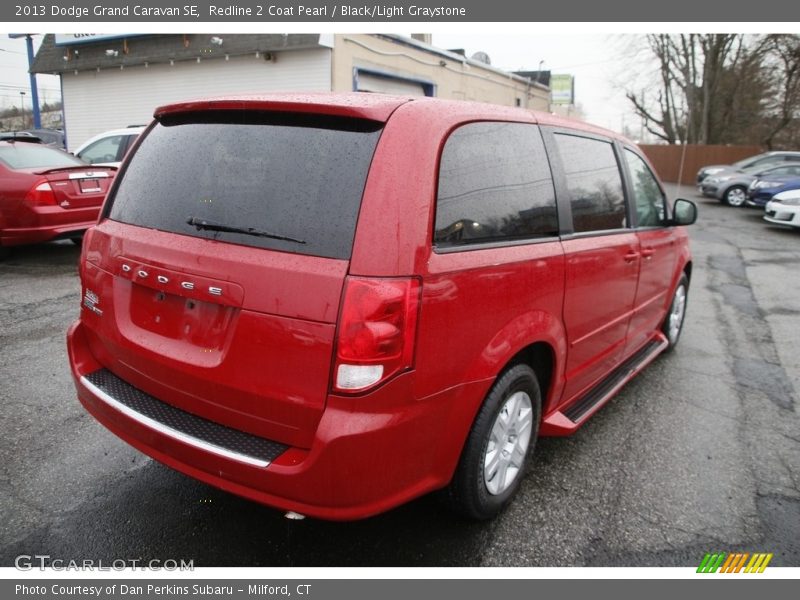 Redline 2 Coat Pearl / Black/Light Graystone 2013 Dodge Grand Caravan SE