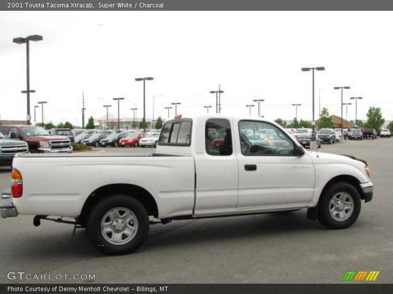 Super White / Charcoal 2001 Toyota Tacoma Xtracab