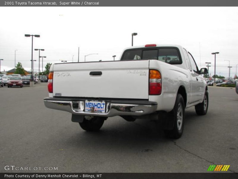 Super White / Charcoal 2001 Toyota Tacoma Xtracab
