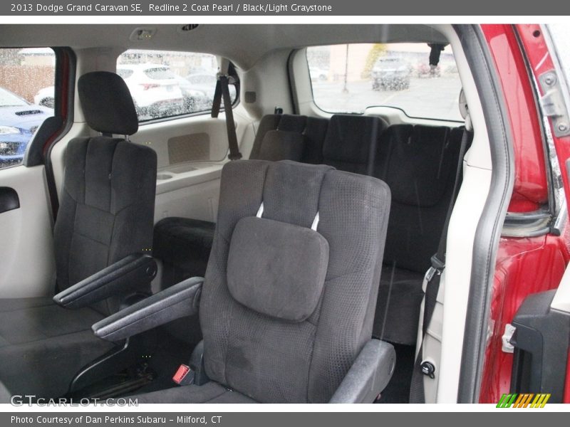 Redline 2 Coat Pearl / Black/Light Graystone 2013 Dodge Grand Caravan SE