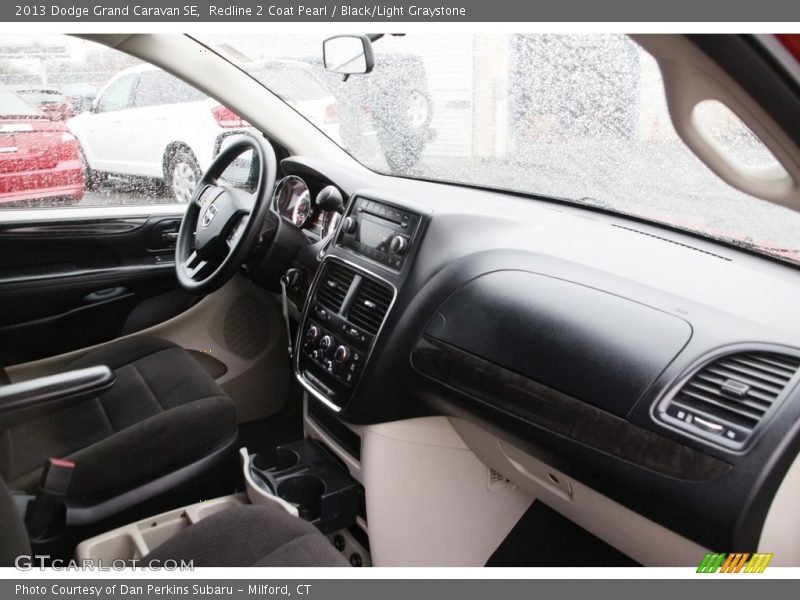 Redline 2 Coat Pearl / Black/Light Graystone 2013 Dodge Grand Caravan SE