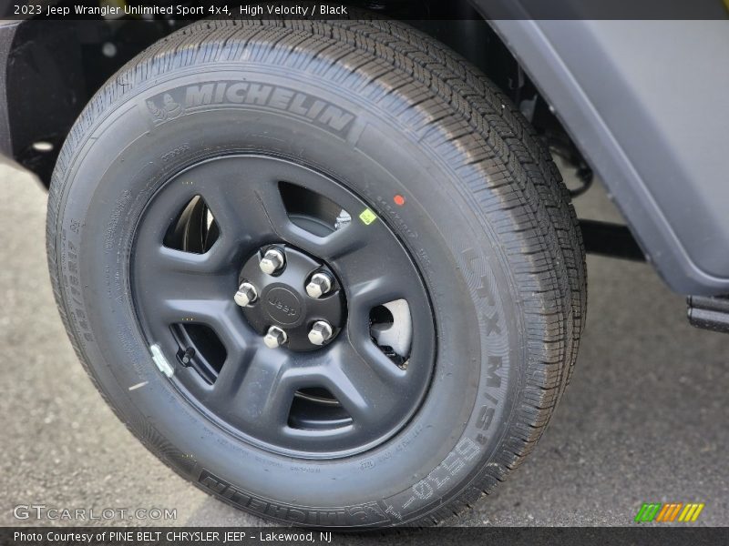 High Velocity / Black 2023 Jeep Wrangler Unlimited Sport 4x4